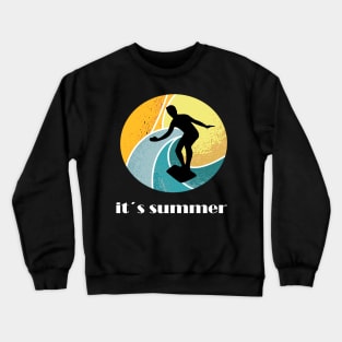 Surfing girl is the best windsurfing Crewneck Sweatshirt